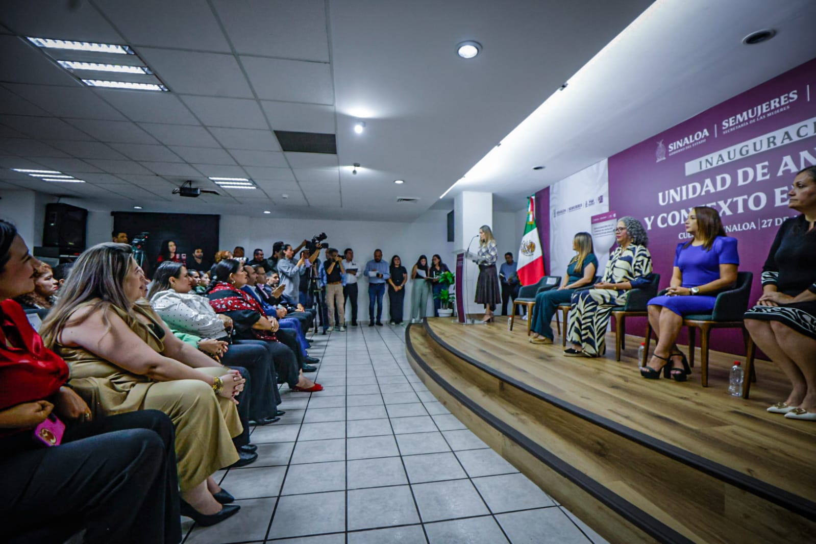 Inauguración de la Unidad de Análisis en Materia Feminicida en Sinaloa