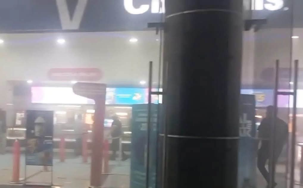 conato de incendio en un cine ubicado Plaza Punto de Los Mochis