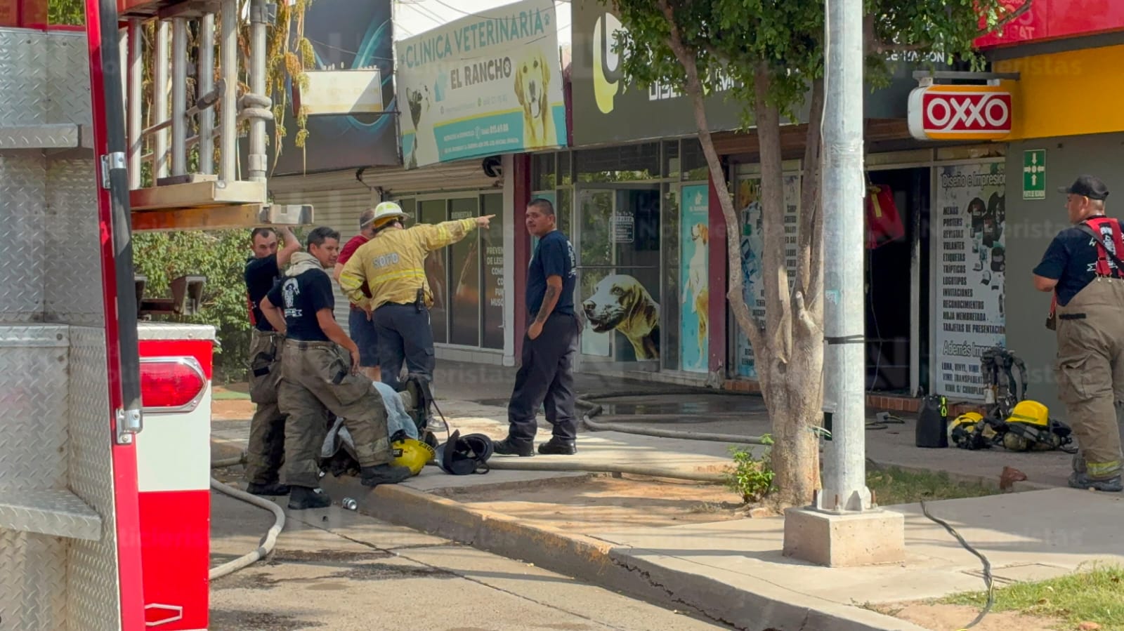 Incendio de imprenta en Los Mochis, Sinaloa