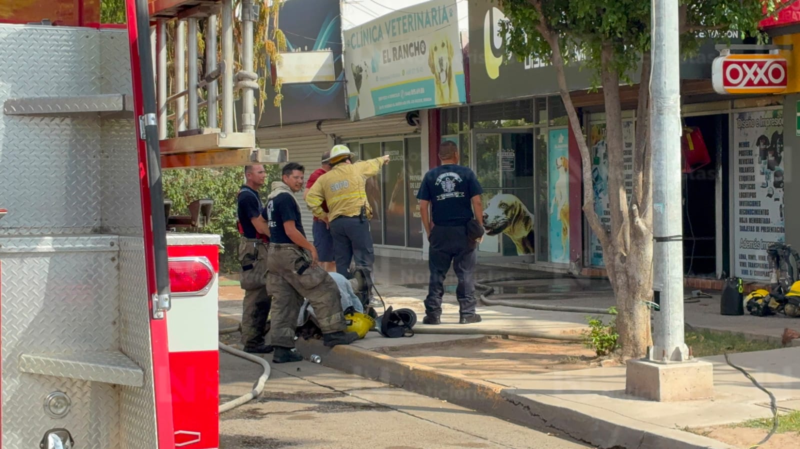 Incendio de imprenta en Los Mochis, Sinaloa
