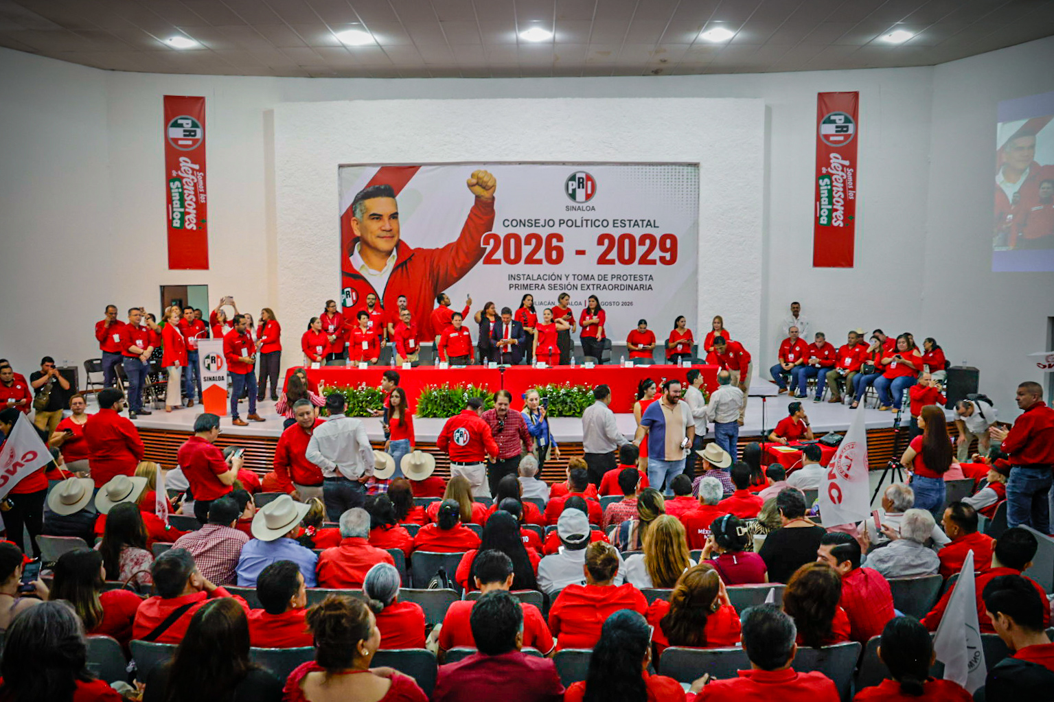 Instalan Consejo Político Estatal del PRI Sinaloa