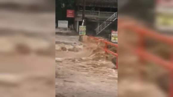 Lluvias dejan inundaciones temporales y cortes de energía en Sinaloa de Leyva; autoridades reportan saldo sin incidentes graves