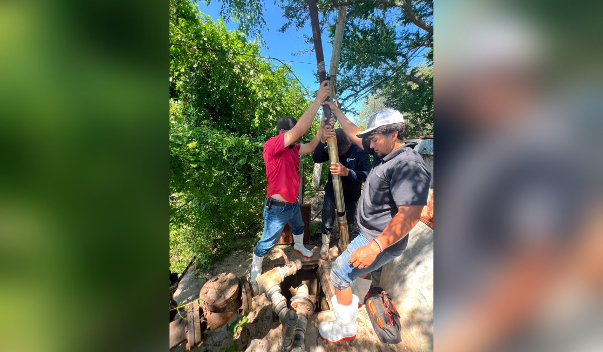 JAPAF instala equipo de bombeo al Sistema San Pedro en El Fuerte