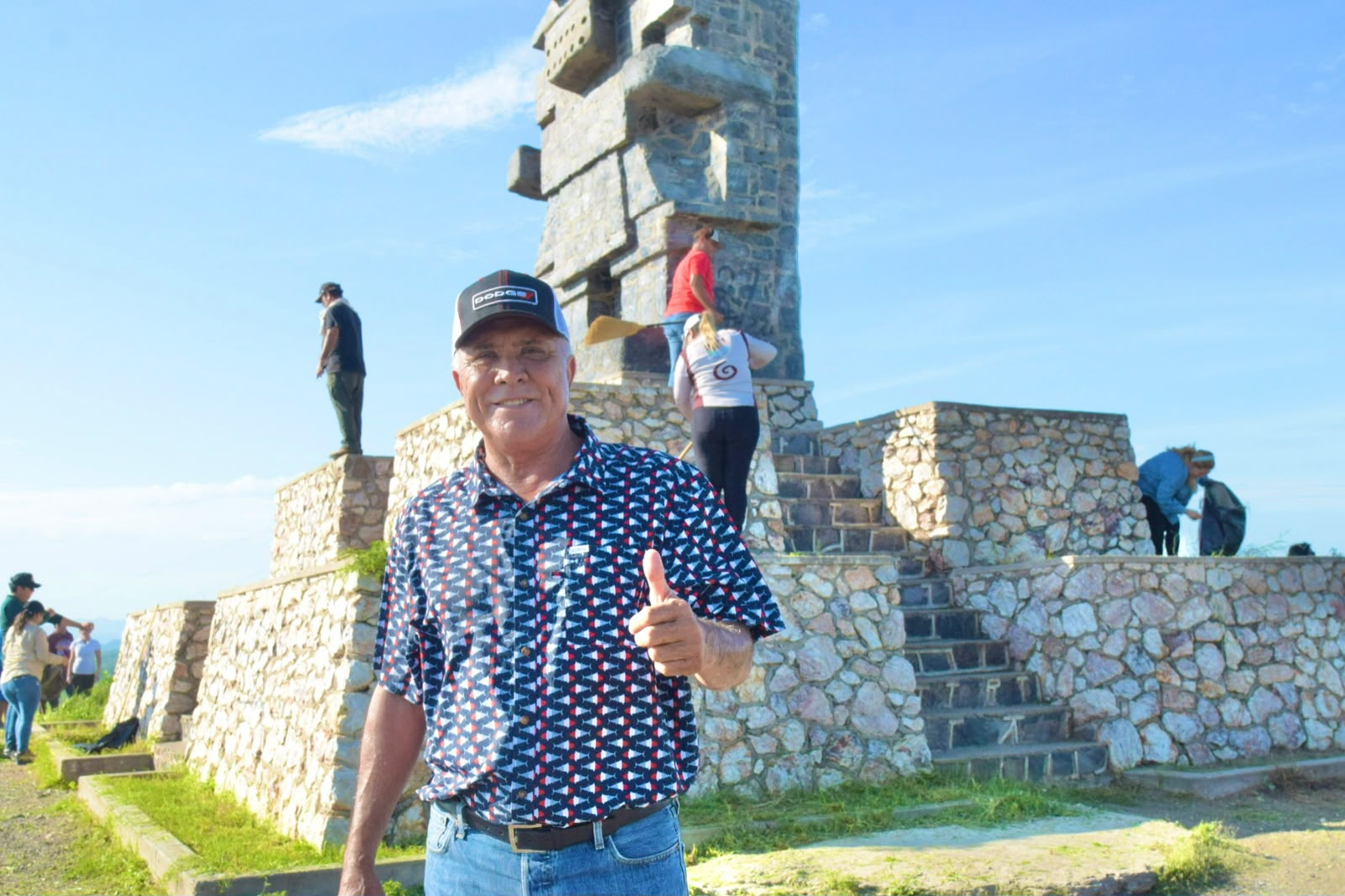 Jornada de limpieza en el Monumento a Tlaloc en El Fuerte
