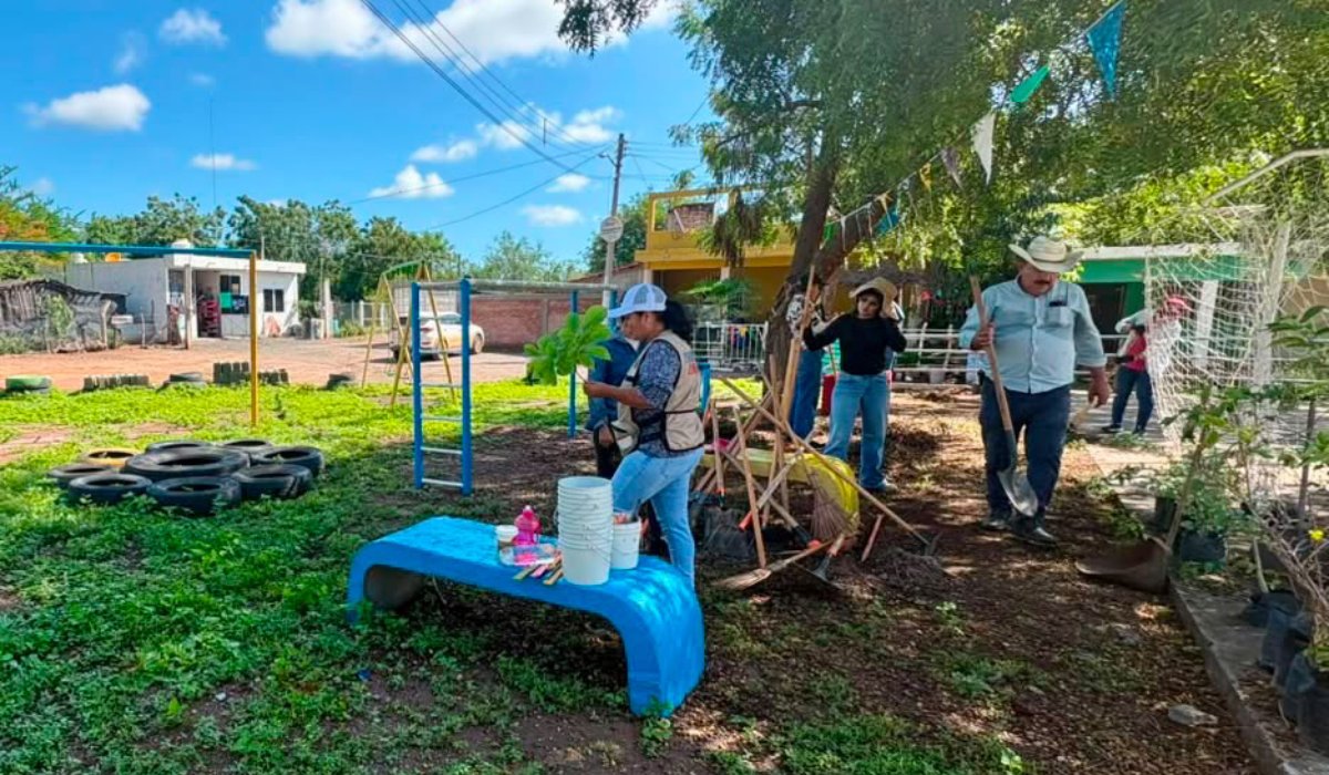 Jornada de "Mazatlán Te Quiero Limpio" en Palmillas