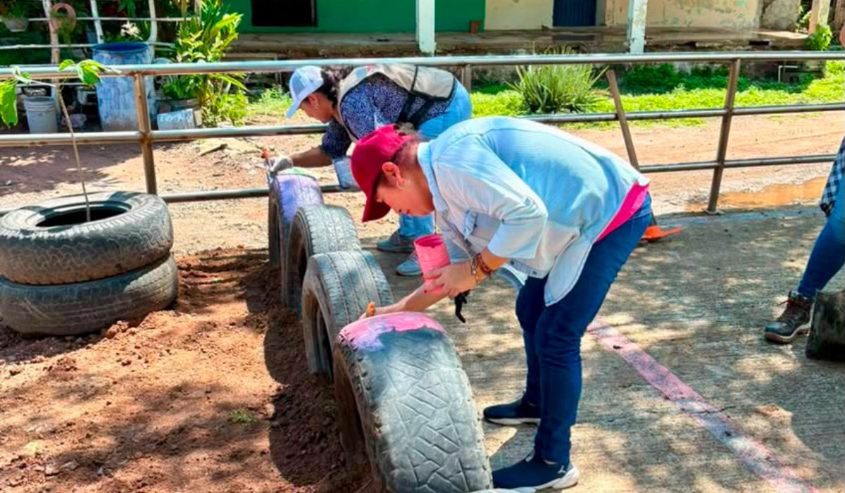 Jornada de "Mazatlán Te Quiero Limpio" en Palmillas