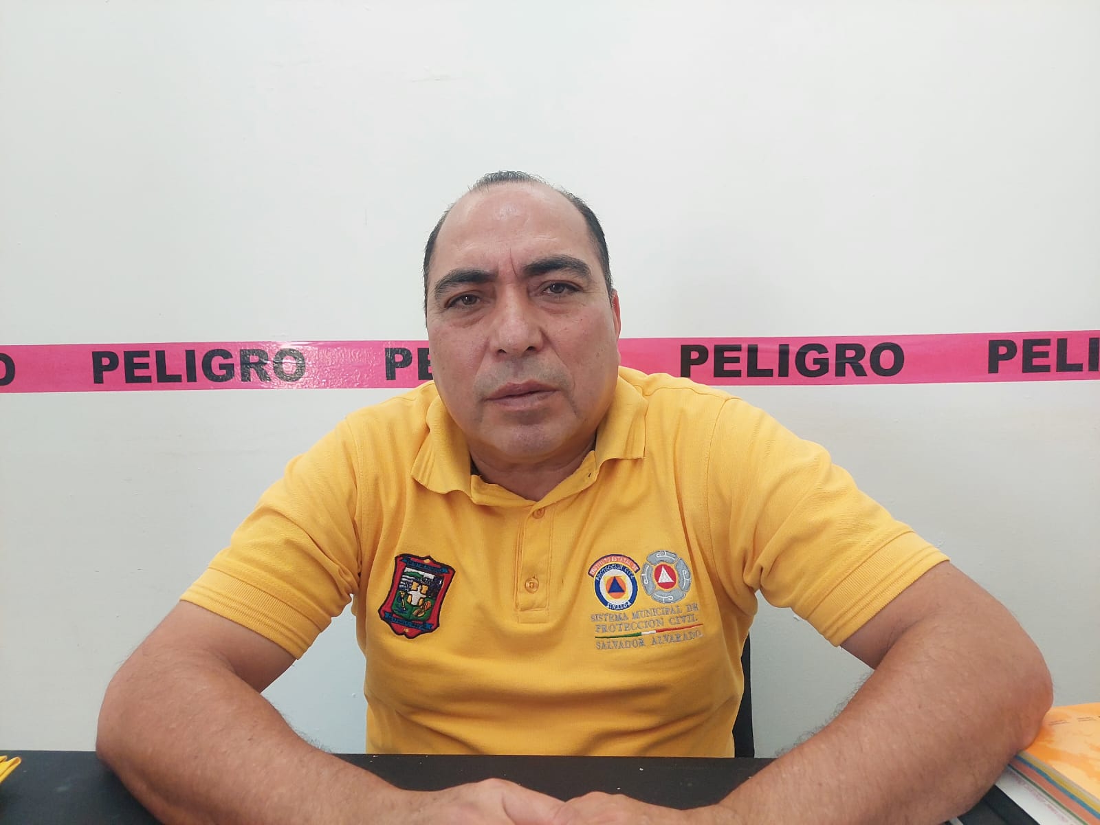 José Carlos Espinoza, exdirector de Gestión Integral de Riesgos y Protección Civil del Ayuntamiento de Salvador Alvarado