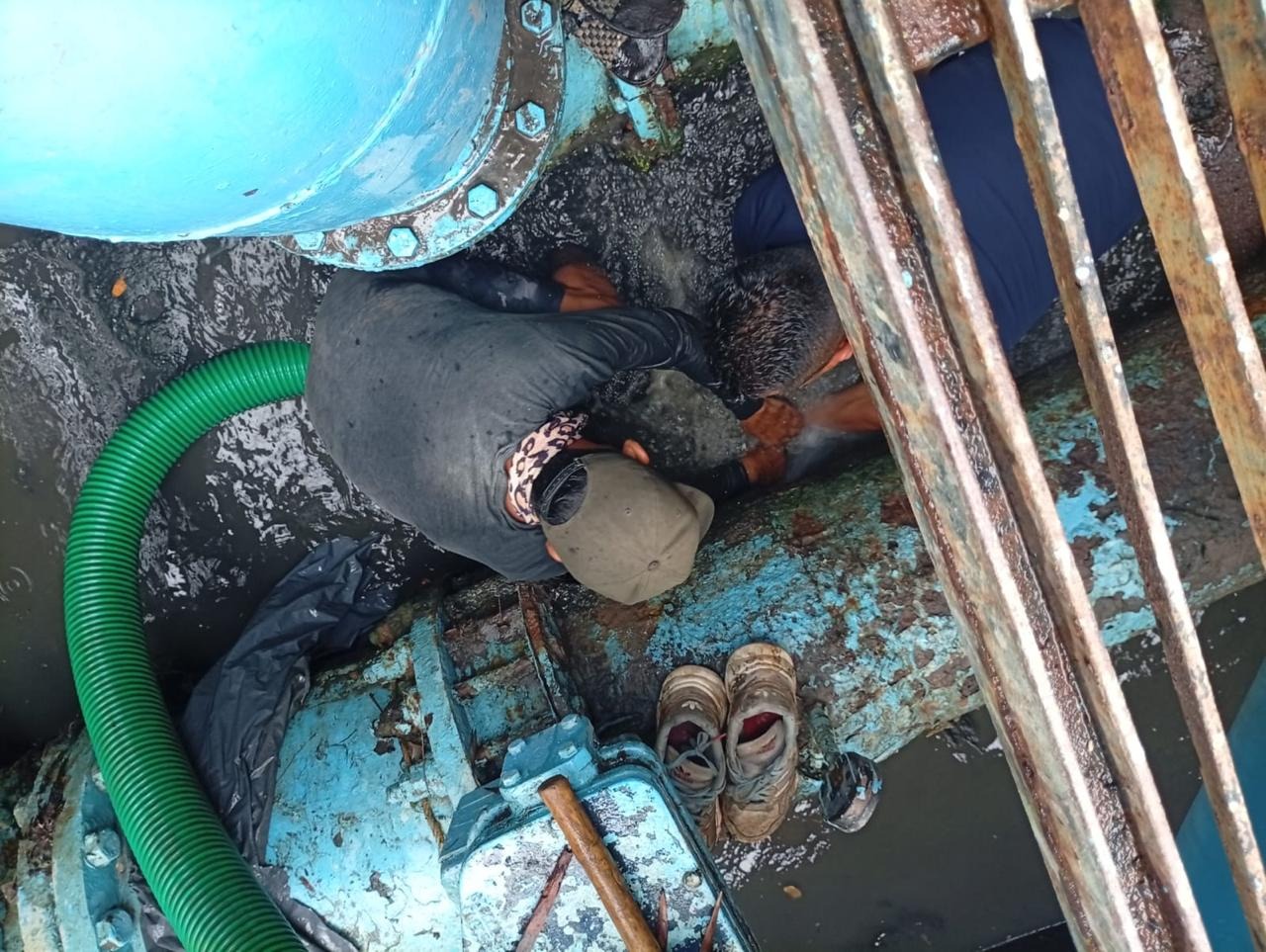Jumapam continúa reparación de tuberías en el Centro de Mazatlán