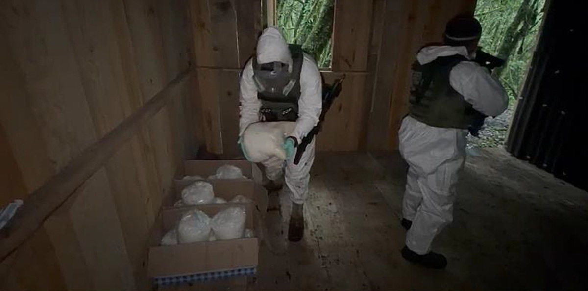 Laboratorio clandestino desamantelado en Michoacán