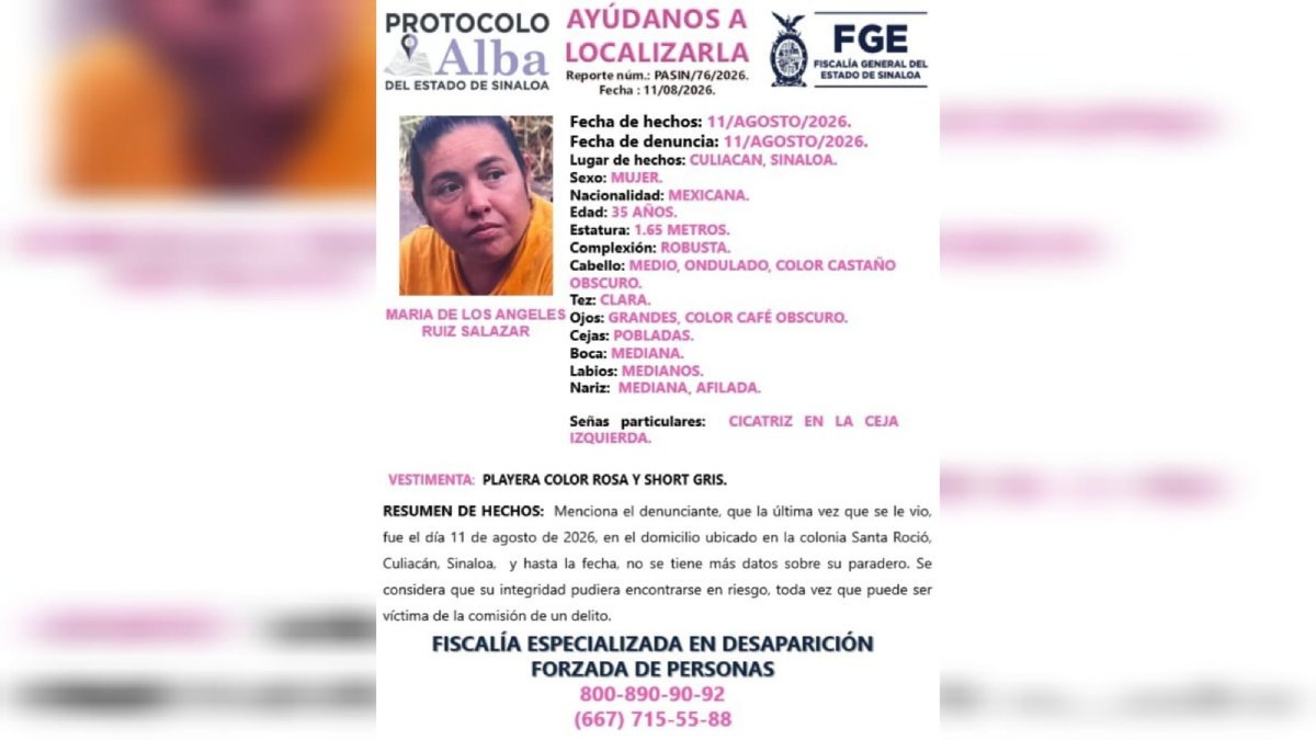 levantan a mujer celadora de penal en santa rocio de culiacan