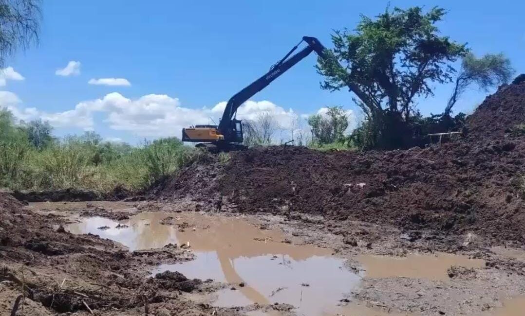 limpieza del arroyo Cuatro Vientos