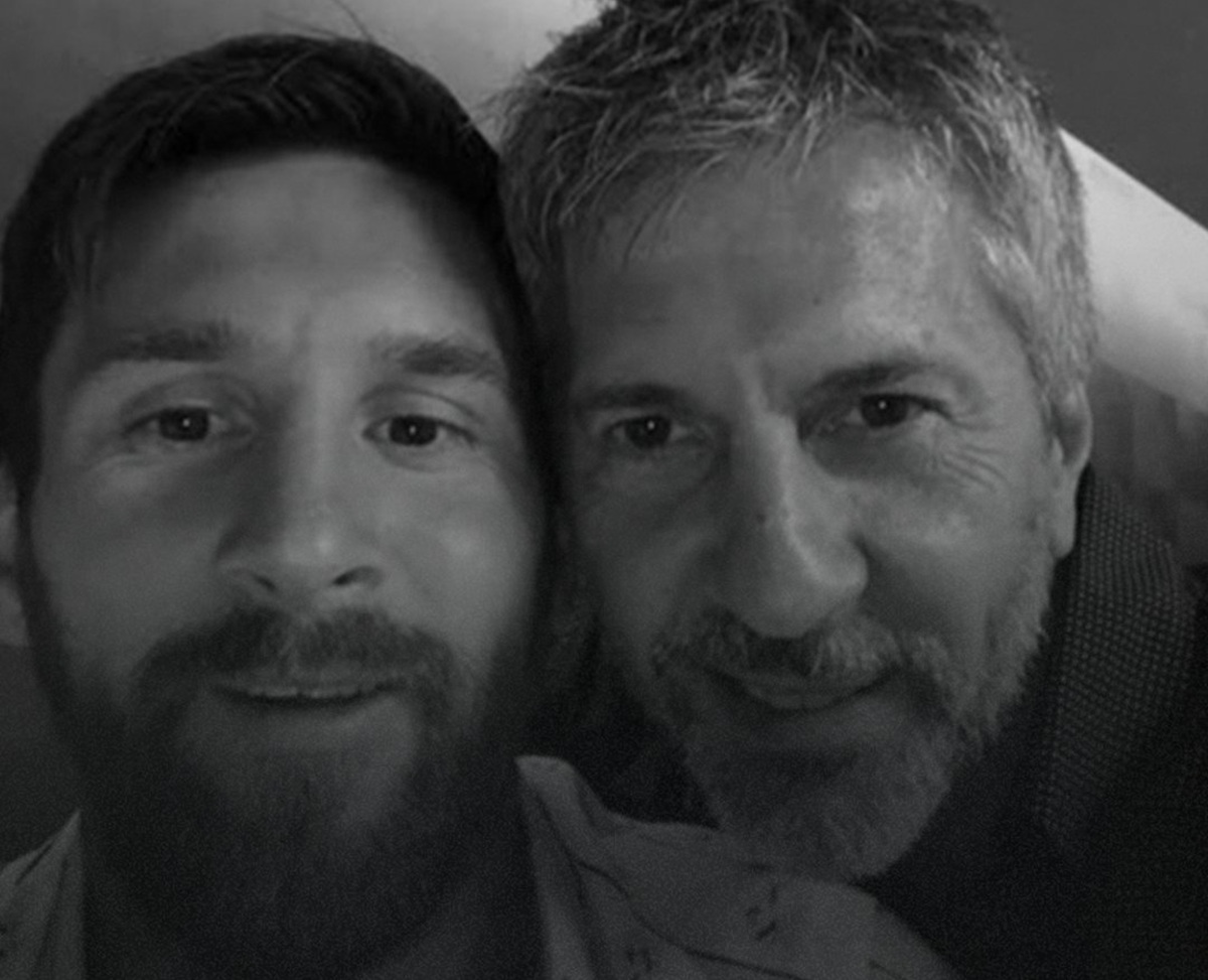 Lionel y Jorge Messi