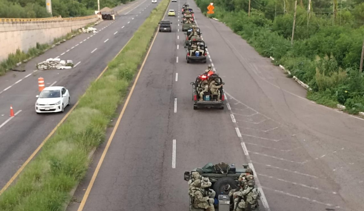Llegan 2 mil elementos del Ejército Mexicano a Sinaloa