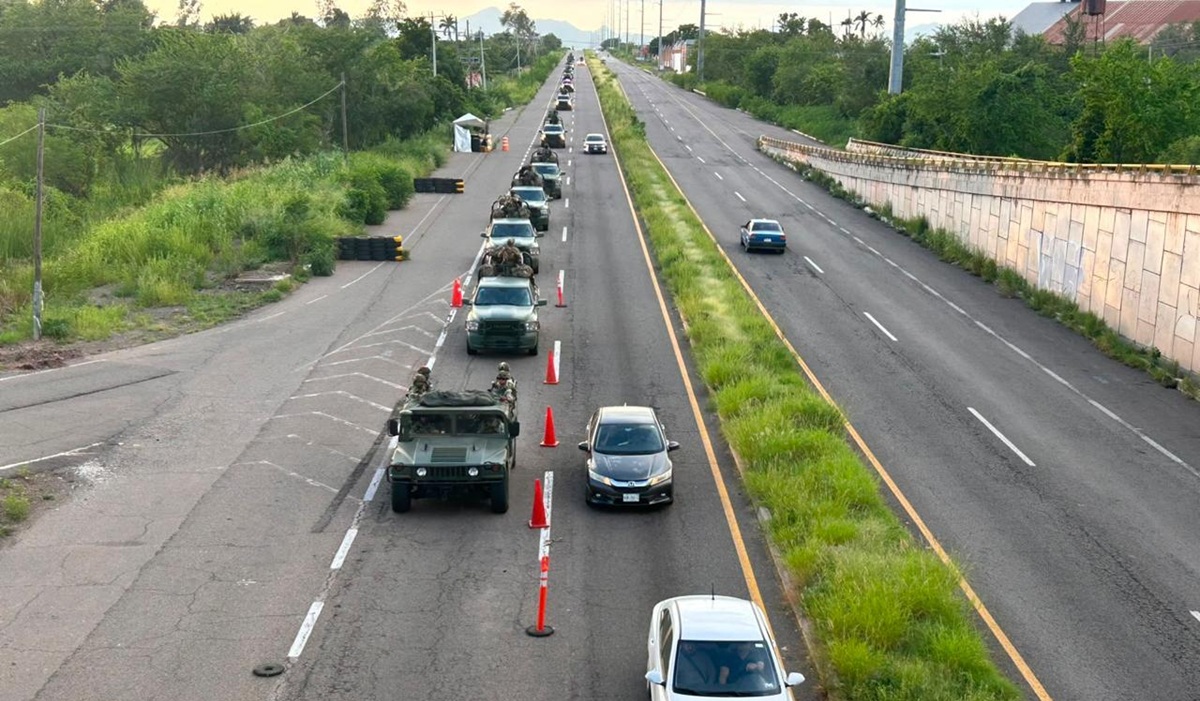 Llegan 2 mil elementos del Ejército Mexicano a Sinaloa