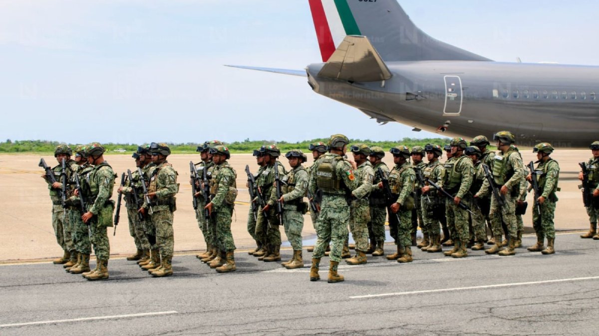 llegan 300 militares a sinaloa para reforzar la seguridad elementos