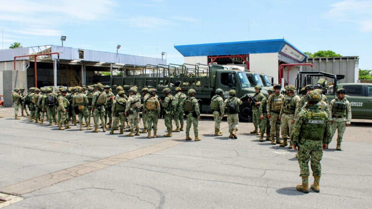 llegan 300 militares a sinaloa para reforzar la seguridad lugar