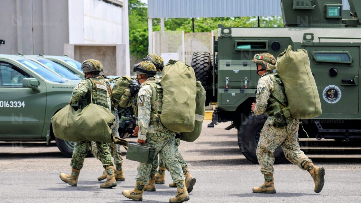 llegan 300 militares a sinaloa para reforzar la seguridad maza