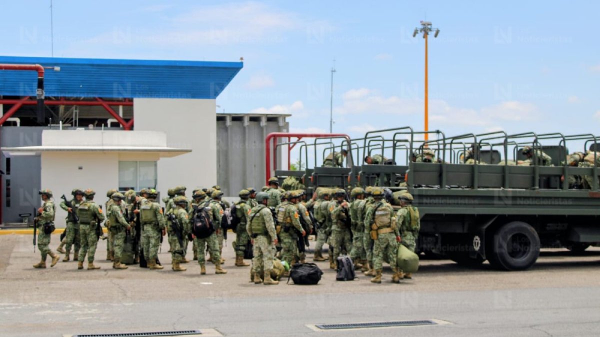 llegan 300 militares a sinaloa para reforzar la seguridad