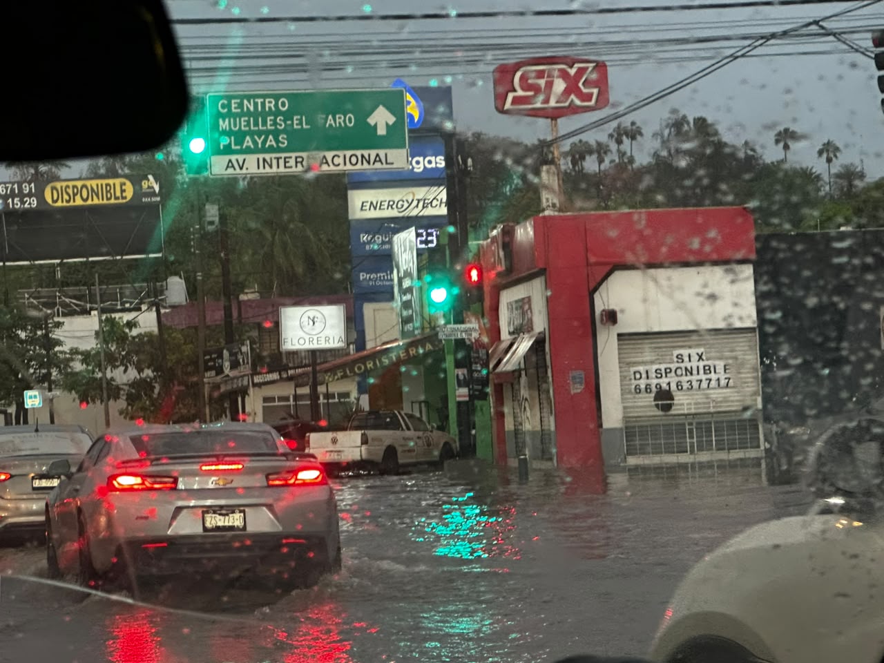 Fuerte lluvia