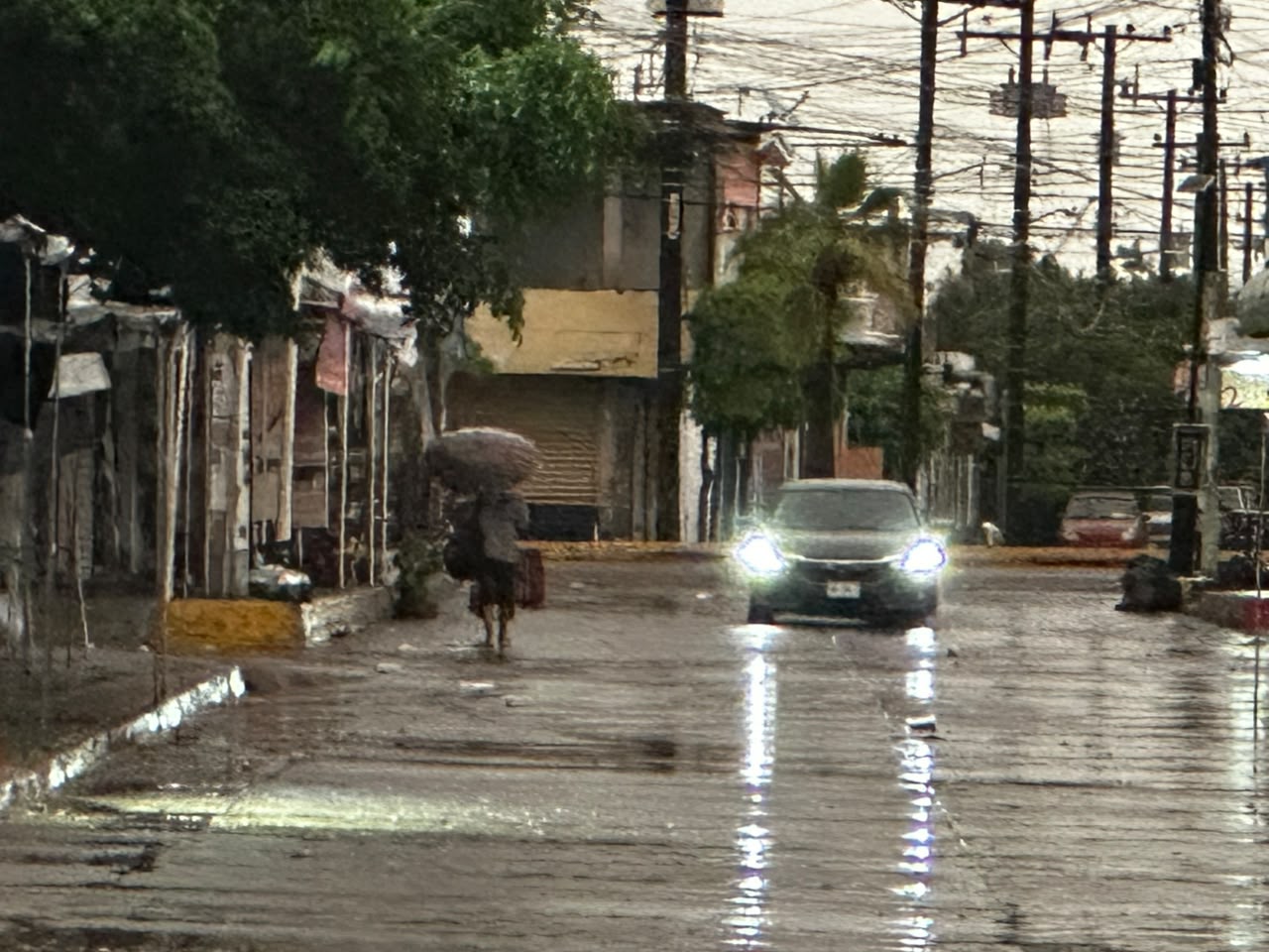 Fuerte lluvia