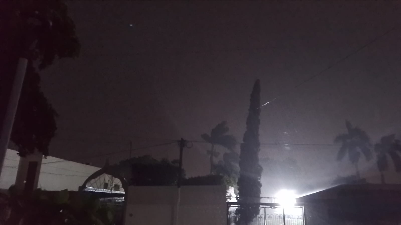 Lluvia en Guasave