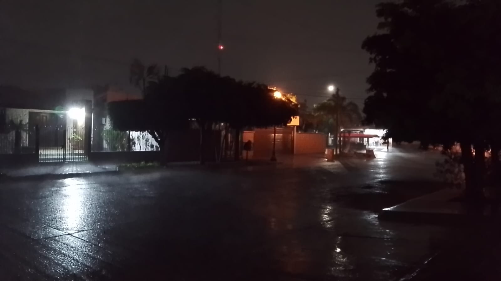 Lluvia en Guasave