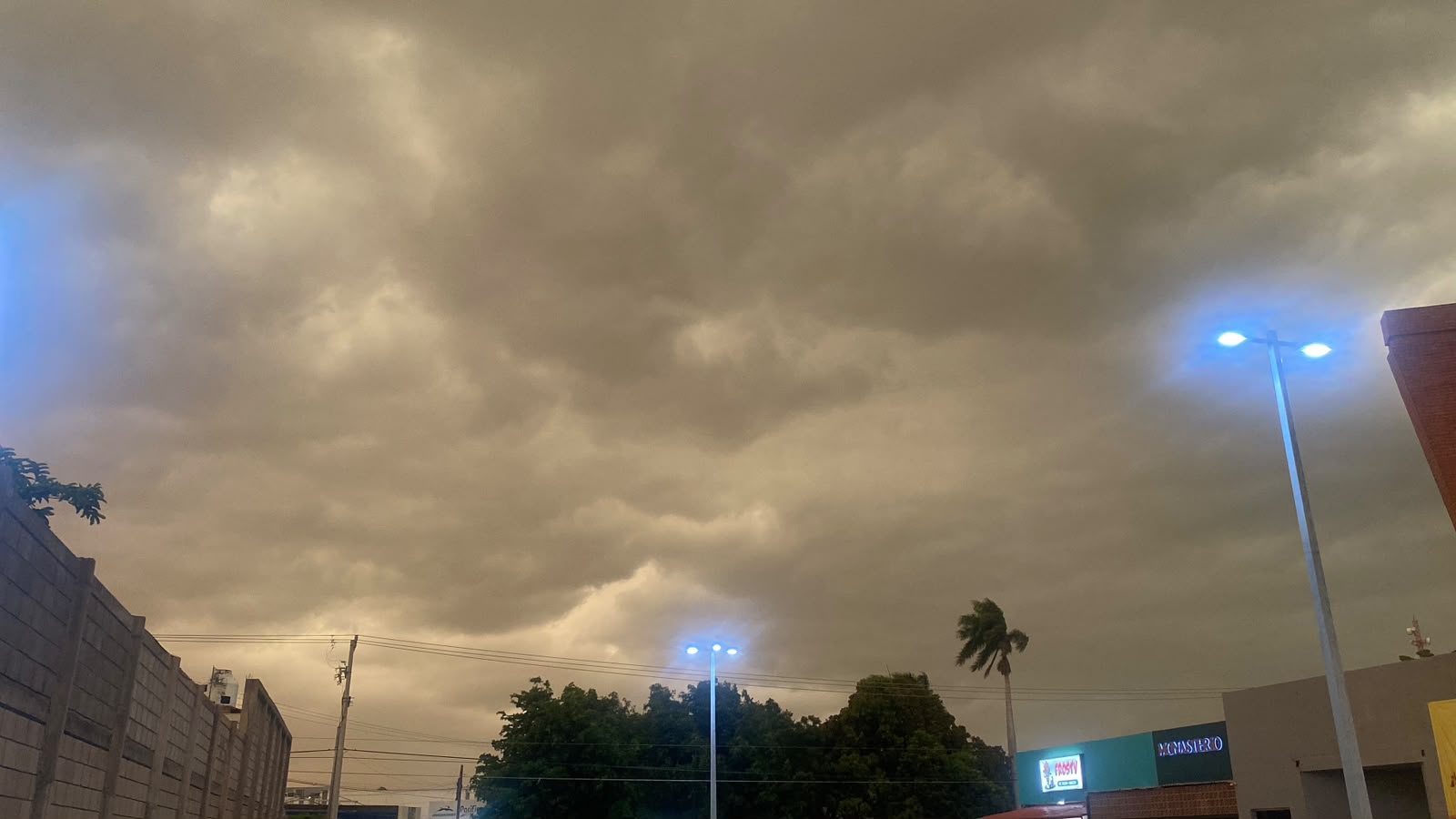 Lluvia en Guasave, Sinaloa