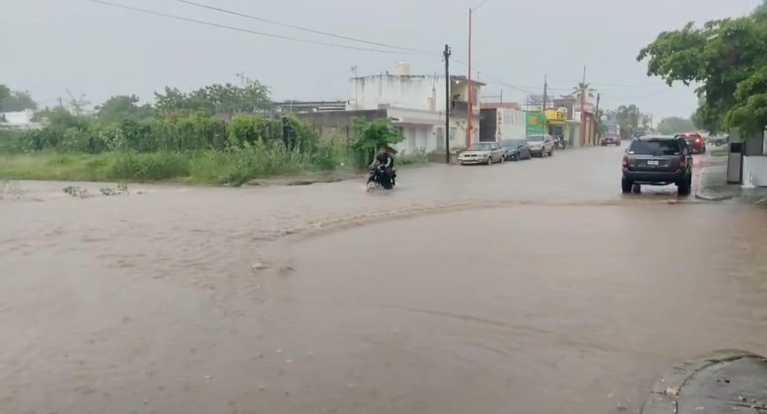 Lluvia en Salvador Alvarado, Sin.