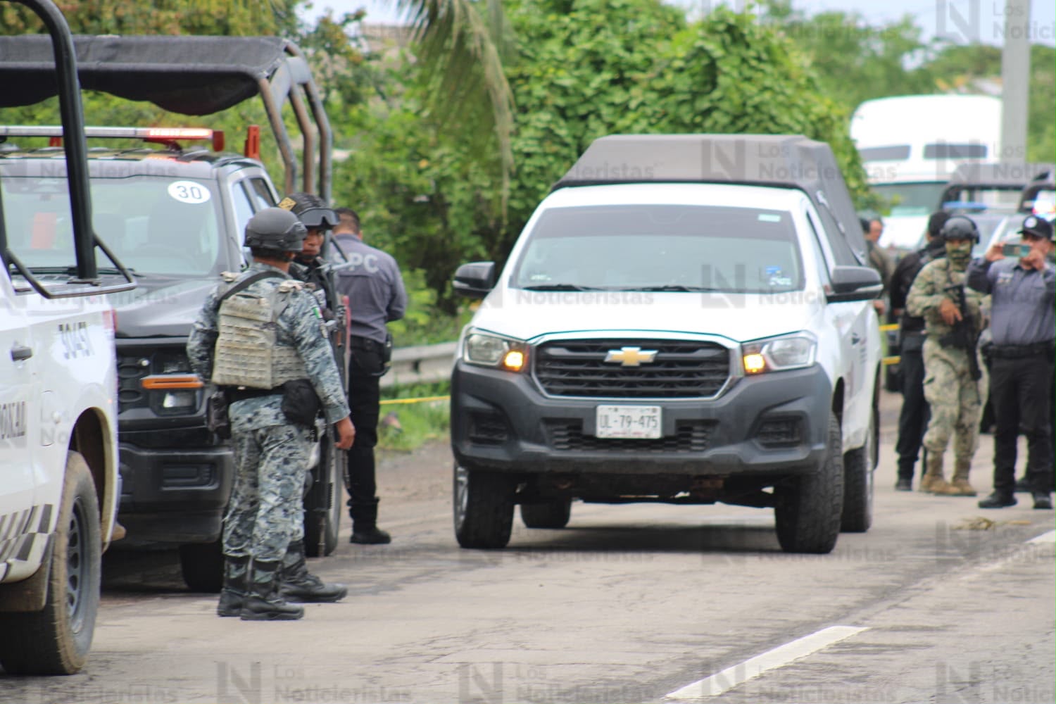 Personal de la SSPC y de la Guardia Nacional
