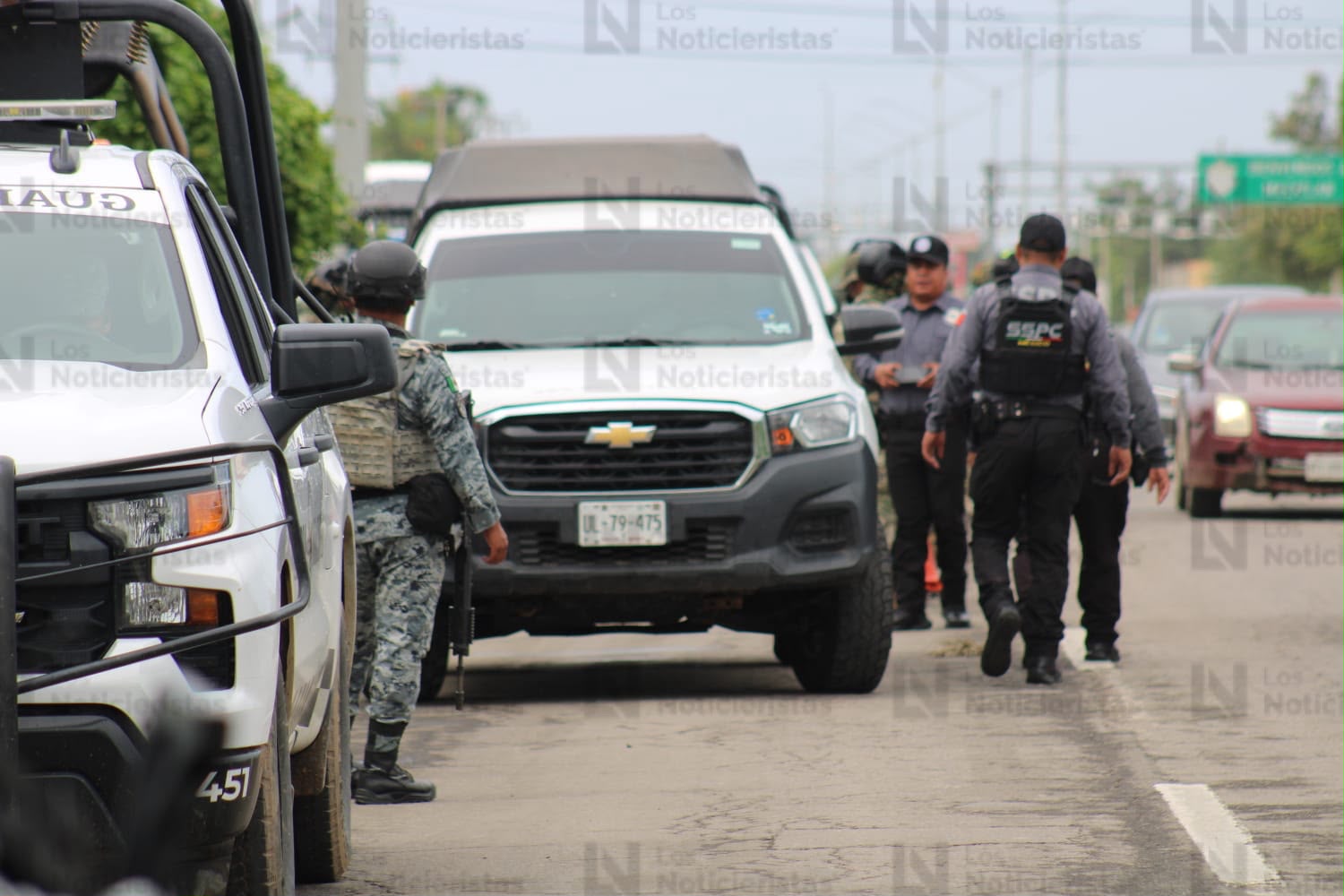 Personal de la SSPC y de la Guardia Nacional
