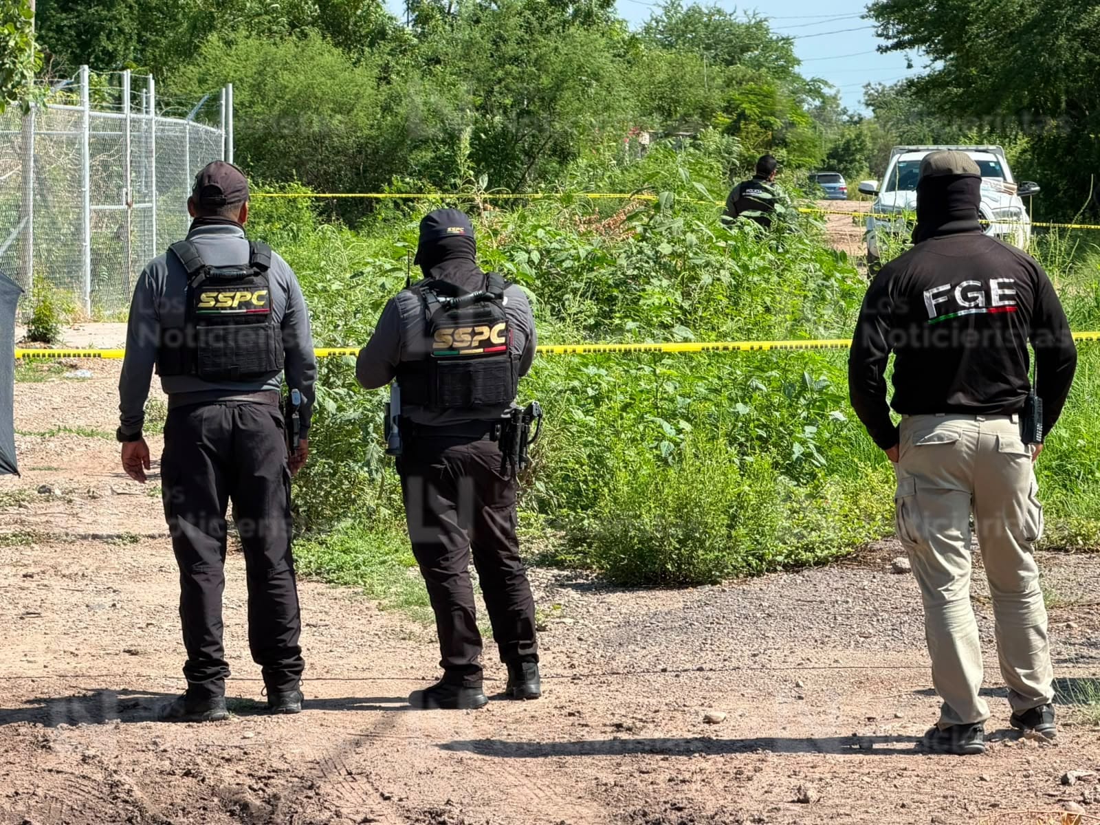Atado con una cuerda localizan a hombre sin vida en Aguaruto, Culiacán