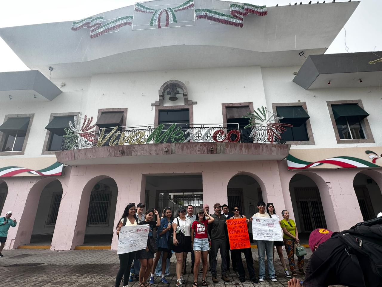 Manifestación en Mazatlán contra violencia e inseguridad