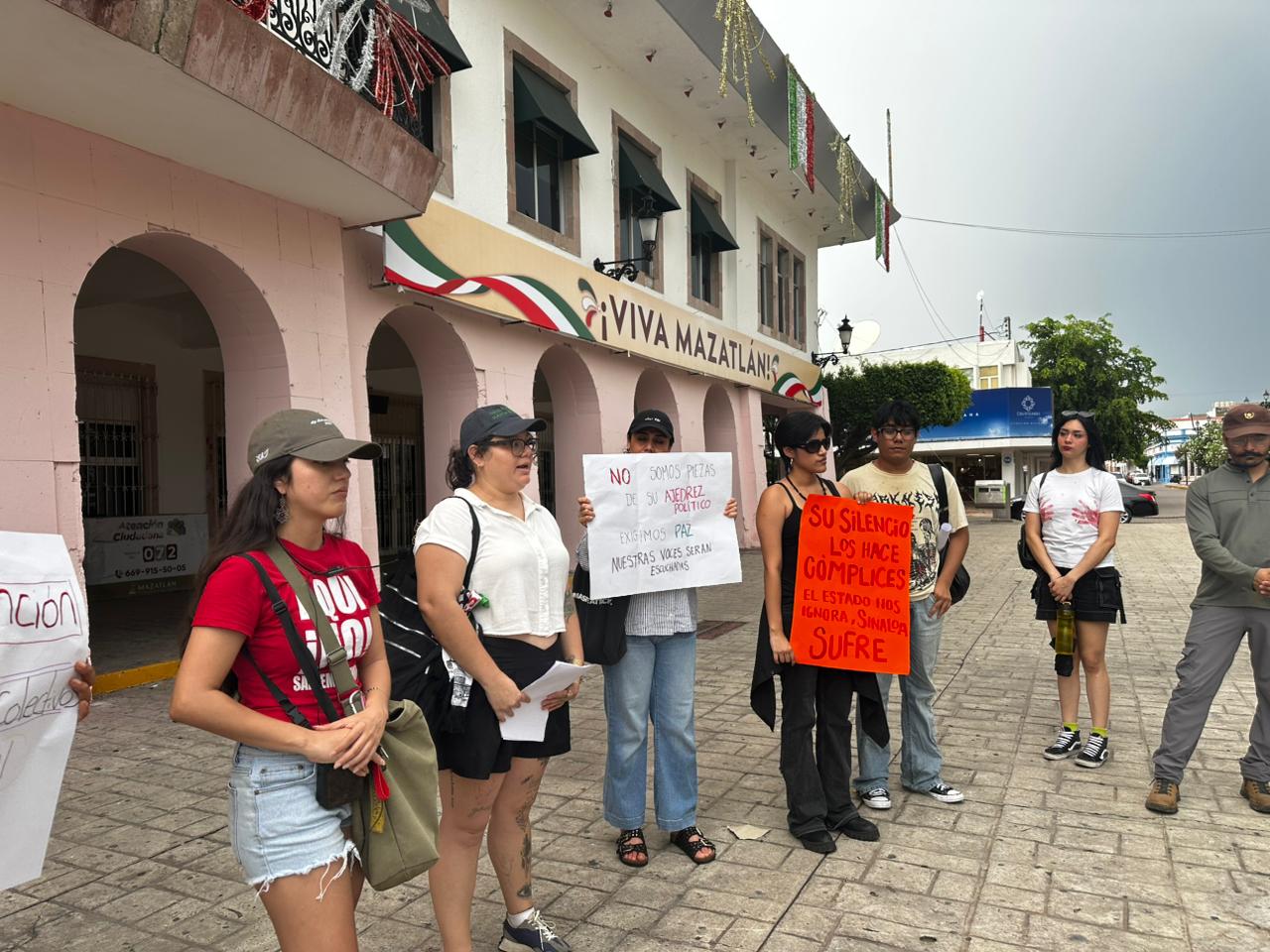 Manifestación en Mazatlán contra violencia e inseguridad