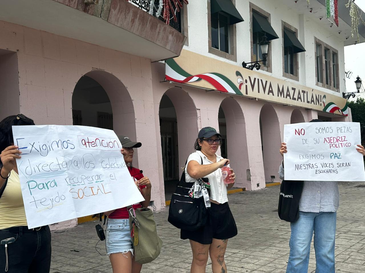Manifestación en Mazatlán contra violencia e inseguridad