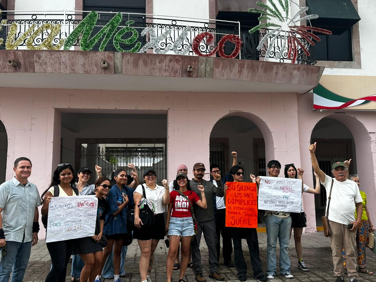 Manifestación en Mazatlán contra violencia e inseguridad