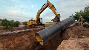 mantiene japac cierre en la avenida federalismo en culiacan tubo