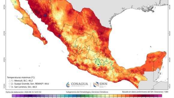 Temperaturas superiores a 35 grados se registran en Sinaloa; figura entre los estados más calurosos de México