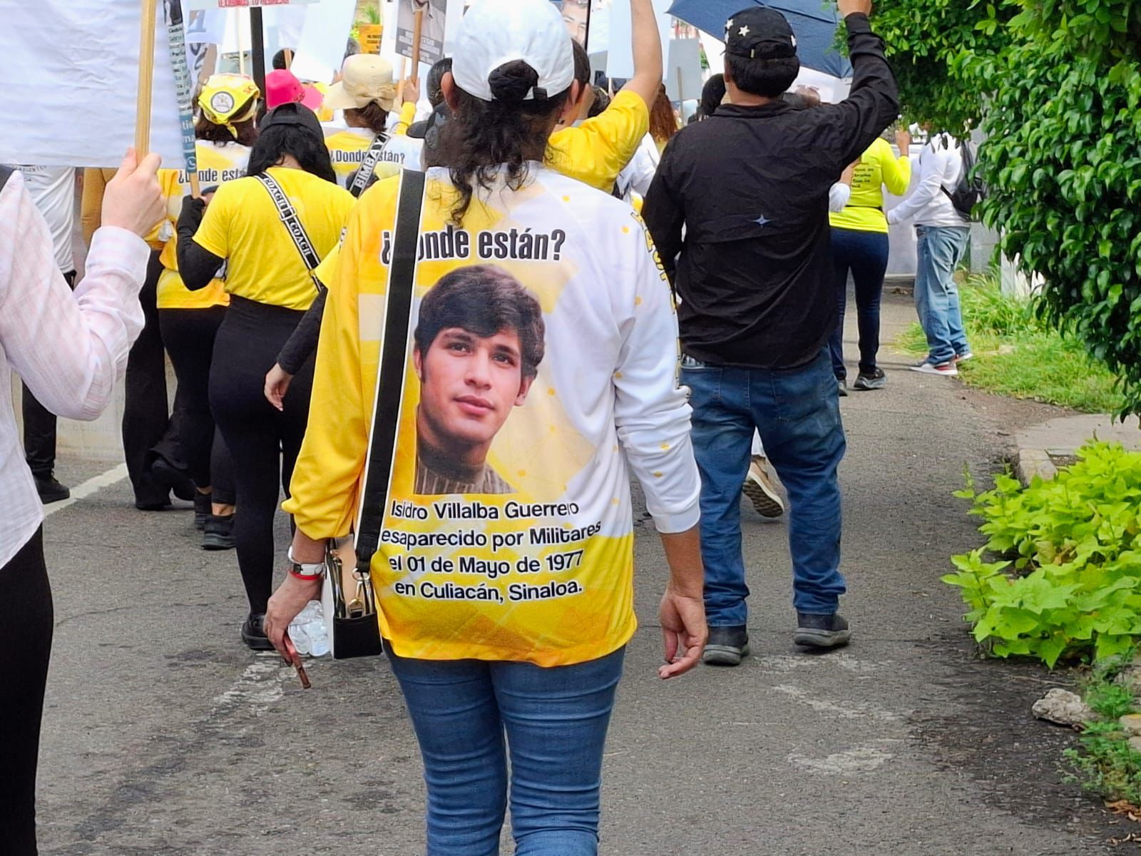 Colectivos de búsqueda en Culiacán marchan por el Día Internacional de las Víctimas de Desaparición Forzada