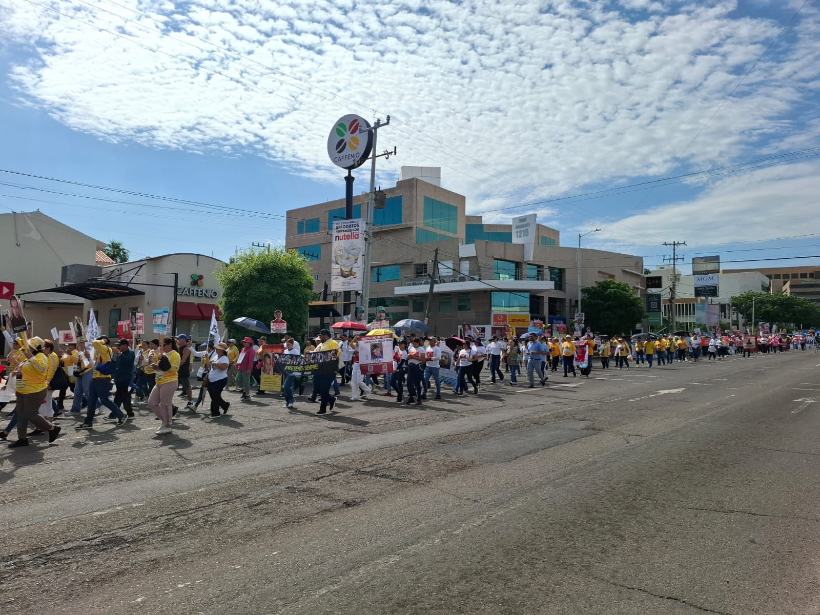 Colectivos de búsqueda en Culiacán marchan por el Día Internacional de las Víctimas de Desaparición Forzada