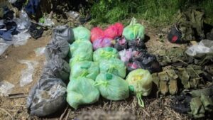 marina asegura arsenal droga y equipo tactico en campamento en la zona pesquera de rosario lugar