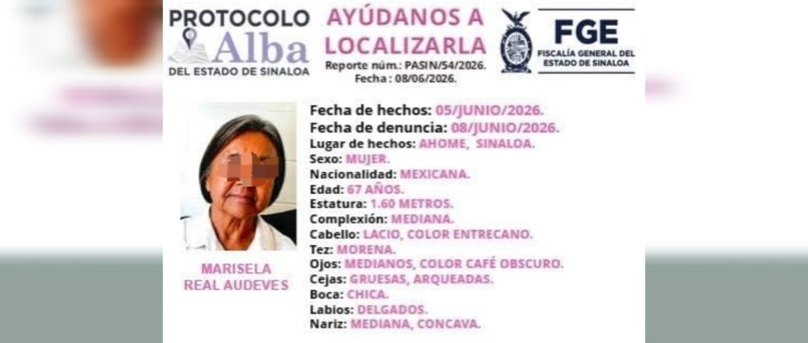 Marisela localizada sin vida en Los Mochis