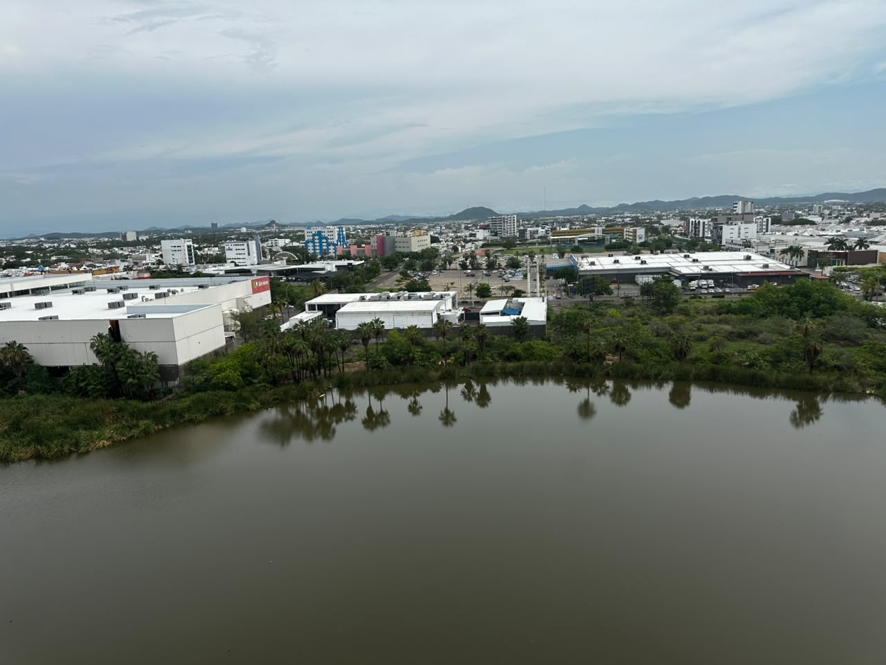 Cielo nublado sobre Mazatlán