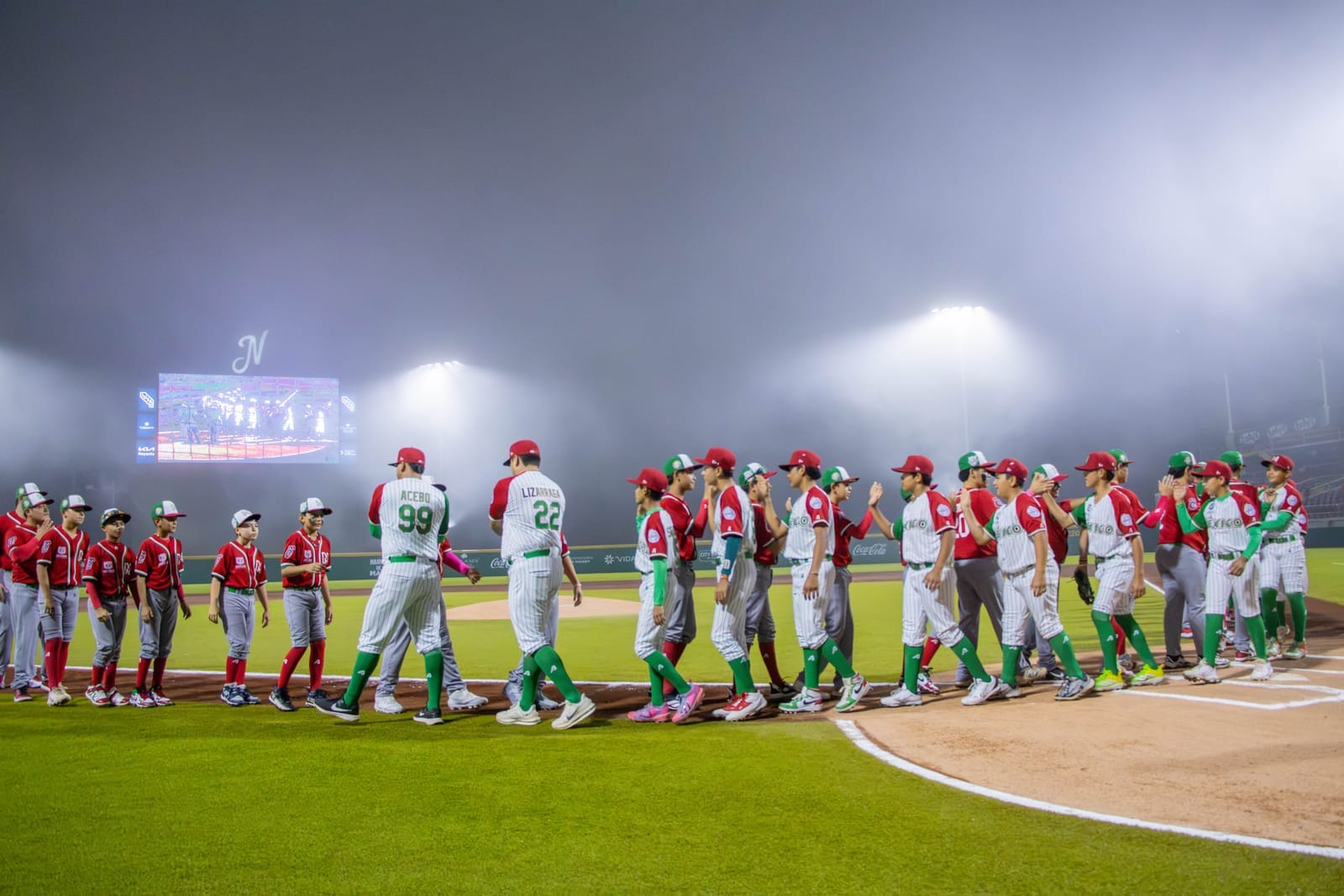 México Verde vs. México Rojo en la Serie del Caribe Kids