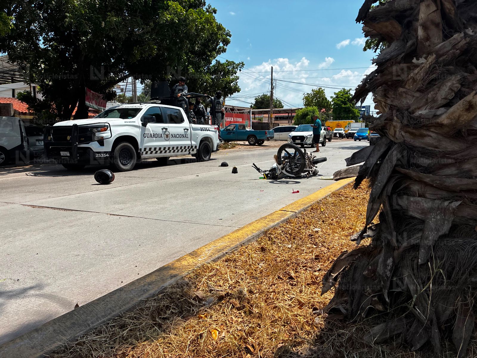 Muere atropellado motociclista en la Mochis-Topo