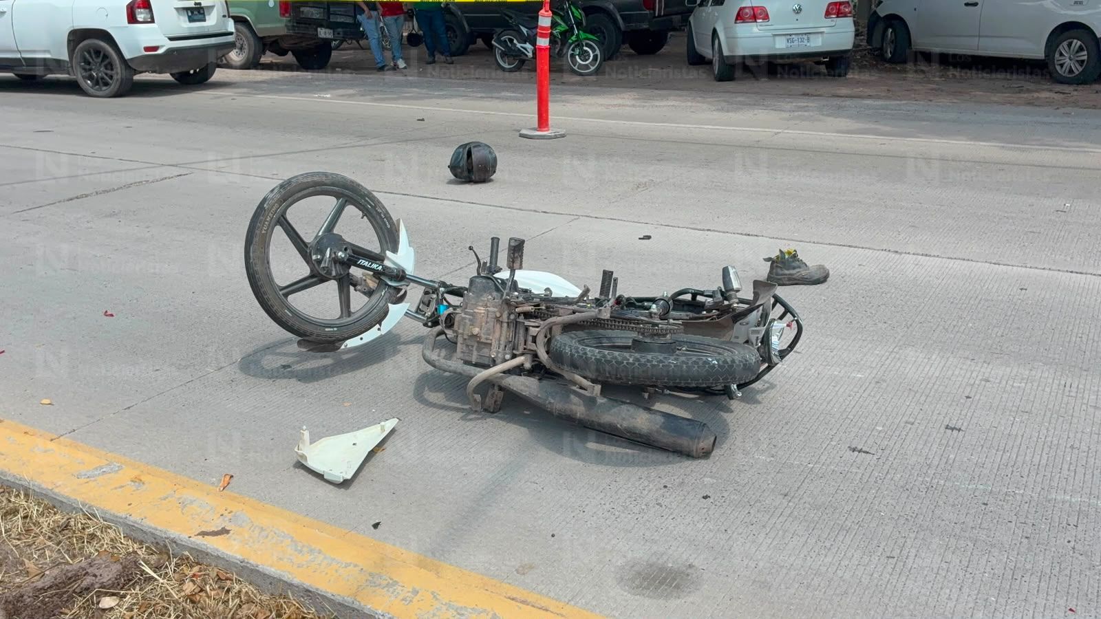 Muere atropellado motociclista en la Mochis-Topo