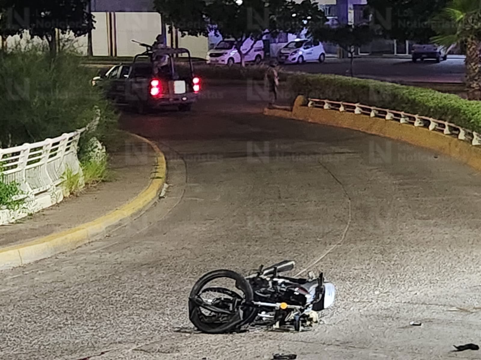 Motociclista muere tras accidente en el Desarrollo Urbano Tres Ríos de Culiacán