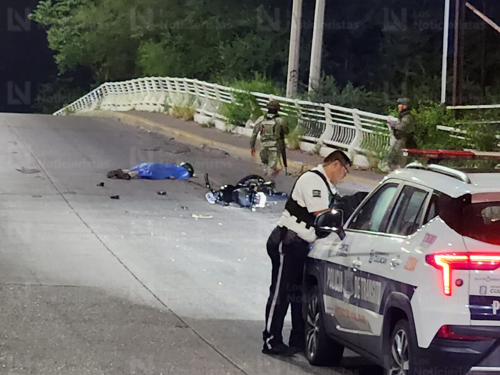Motociclista muere tras accidente en el Desarrollo Urbano Tres Ríos de Culiacán