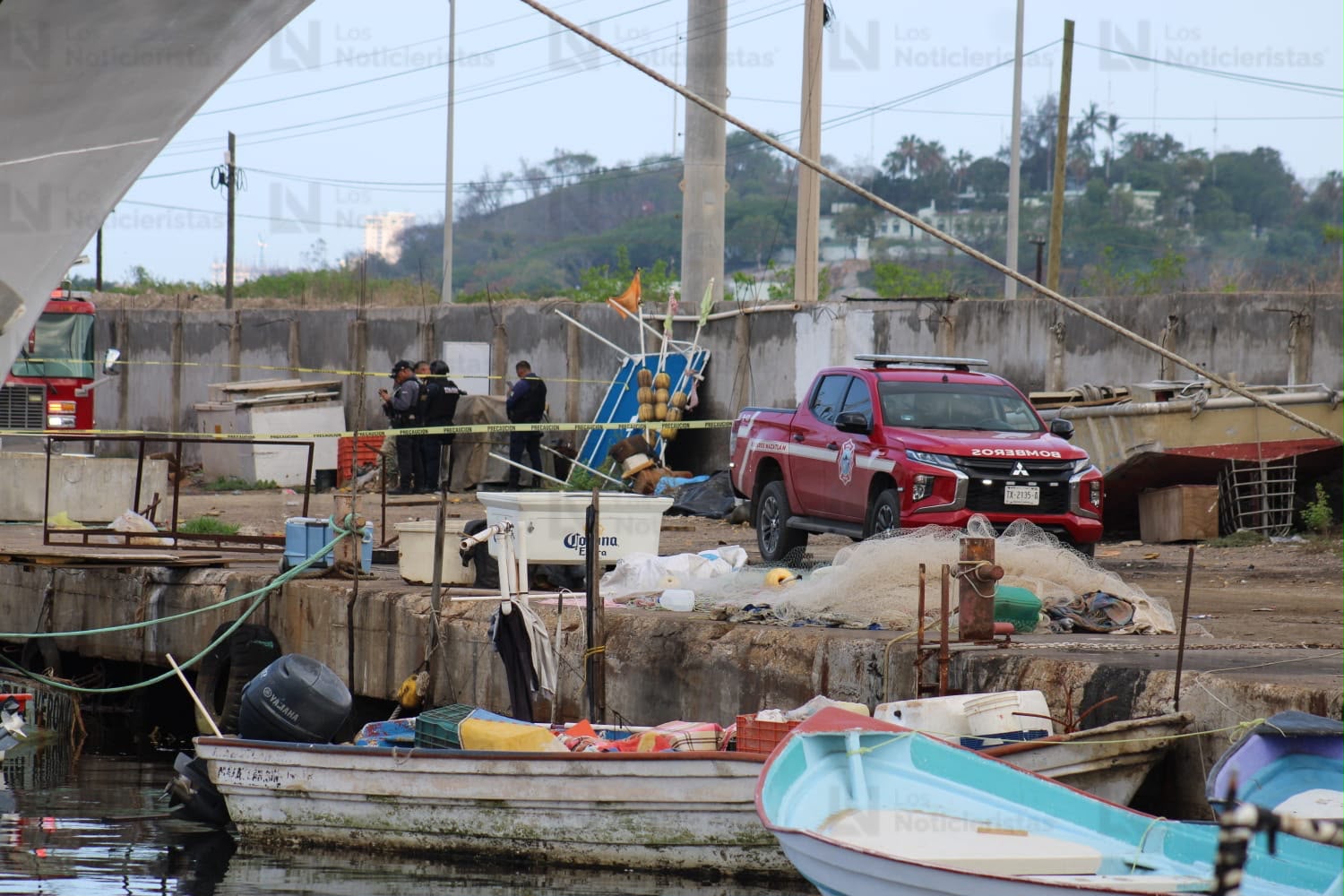 Un trabajador perdió la vida tras registrarse una explosión mientras realizaba labores de soldadura en un barco camaronero