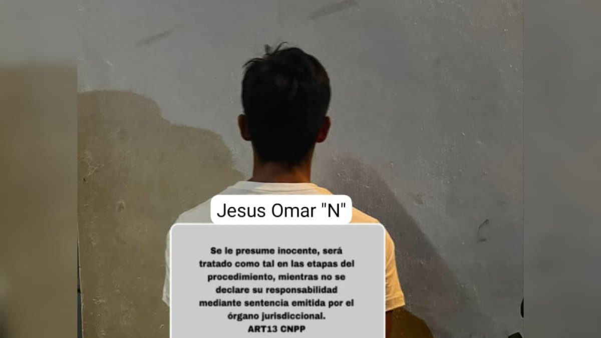 municipales detuvieron a jesus omar n en la colonia salvador allende de mazatlan