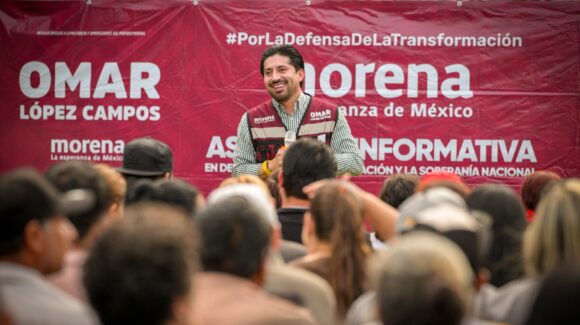 Omar López llama a la ciudadanía a confiar en Morena; “pone en el centro a quienes más lo necesitan”
